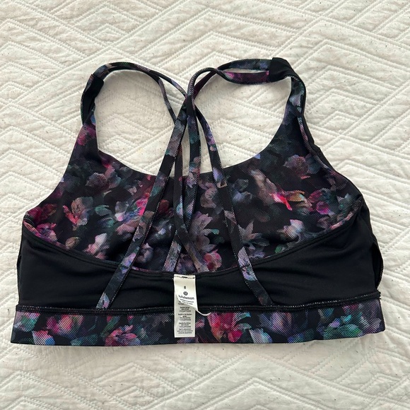 LULULEMON/Energy Floral Sports Bra-S/M - Picture 5 of 12